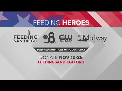 Feeding San Diego partners with military organizations to provide produce to families in need of foo