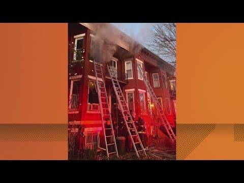 House fire along 8th St in Northwest