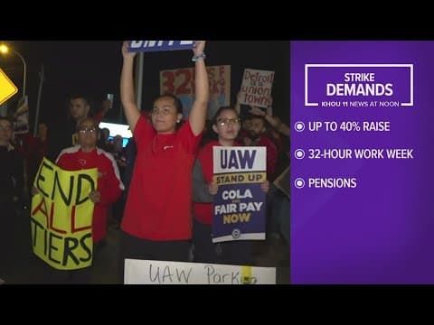 For first time ever, UAW strikes at all 3 of Detroit's automakers at once