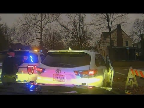 Dash, bodycam video shows stolen SUV crash in Bexley