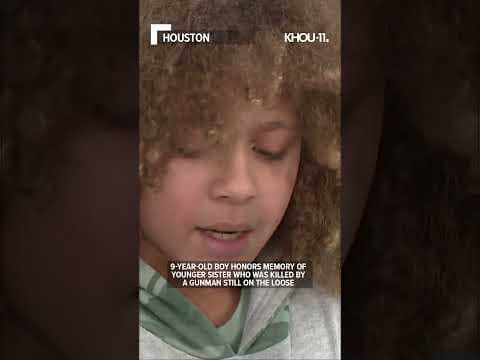 Boy's heartfelt message about the loss of his 5-year-old sister to gun violence. #shorts
