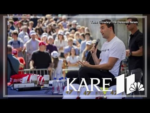 Police search for shooter who killed conservative activist Charlie Kirk