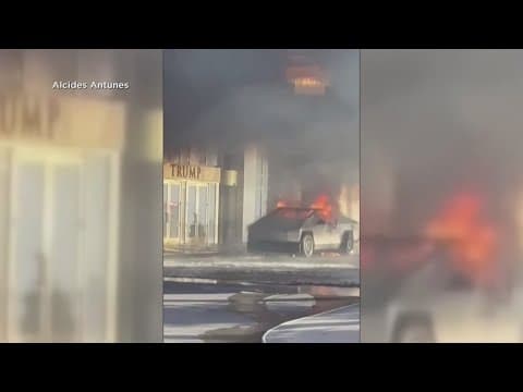Cybertruck explodes in Las Vegas, investigation underway