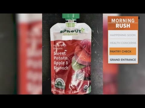 Sprout Organics recalls some of its baby food pouches