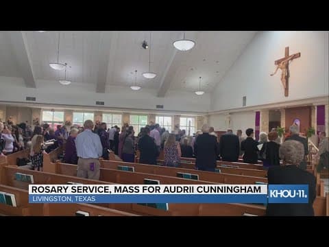 Remembering Audrii Cunningham: Family holds rosary service, mass