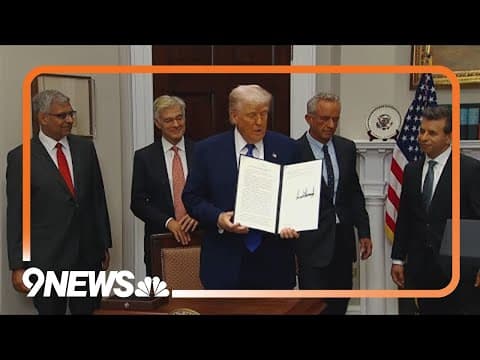 Trump signs executive order aiming to cut prescription drug prices