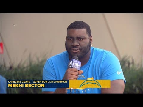 Mekhi Becton, Offensive Guard | In-depth interview from LA Chargers 2025 training camp