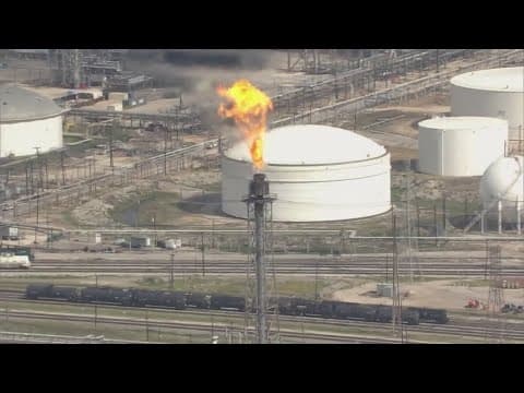 Flaring continues at Shell plant in Deer Park