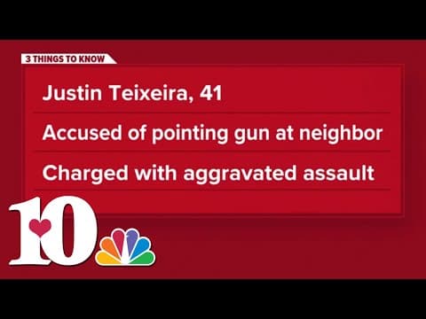 Man accused of pointing gun at neighbor and barricading in his home charged with aggravated assault