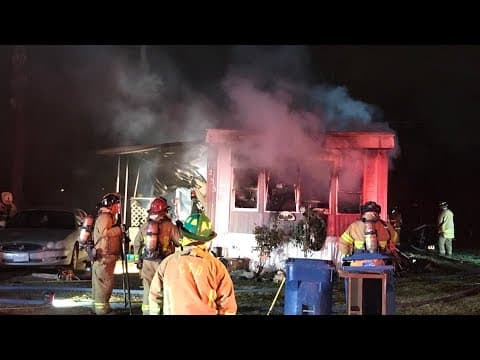 2 dogs die in east Columbus mobile home fire