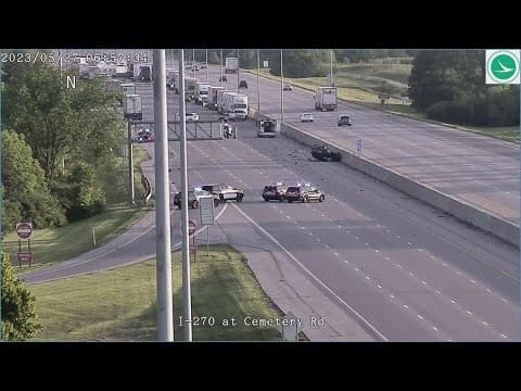 Police: 1 killed in crash on I-270 in Hilliard
