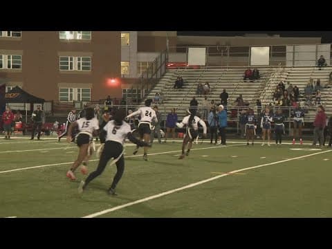 Clarksburg High School Coyotes became the first ever champions of Girls flag football in Montgomery