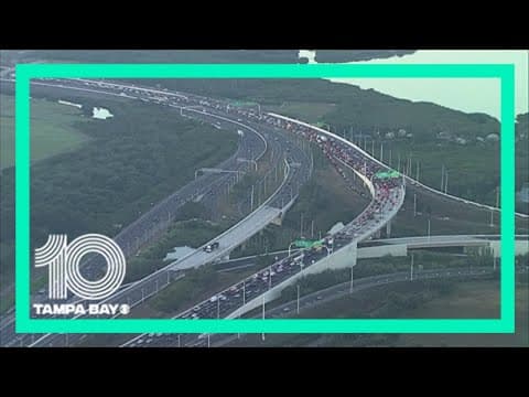 Veterans Expressway sees major delays impacted by earlier crash on Kennedy Boulevard, I-275 ramp