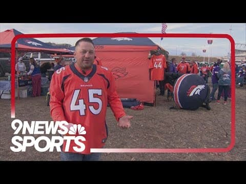 Broncos fans tailgate ahead of Sunday night game at Empower Field