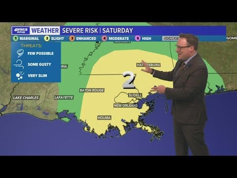 Weekend Forecast: Strong to severe storms are possible