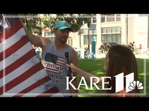 Supporters pray ahead of the RNC after the attempted assassination of Former President Trump