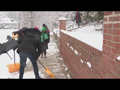 'Snow Heroes' help clear out snow from people's homes; here's how to help