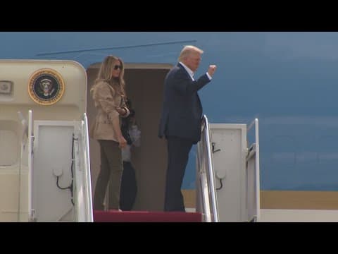 President Donald Trump, First Lady Melania Trump to tour Texas flood damage