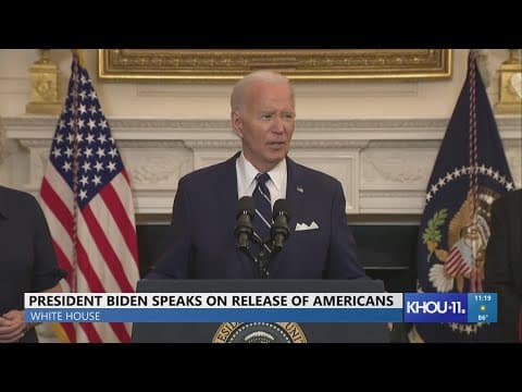 President Biden speaks on the historic prisoner swap with Russia