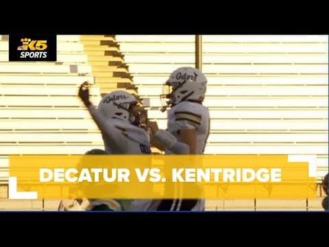 HS FOOTBALL:  DECATUR VS. KENTRIDGE