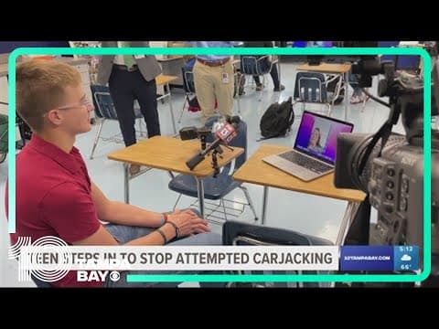 Riverview teen steps in to stop attempted carjacking