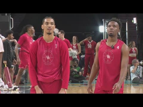 Houston gets open practice in before Final Four matchup against Duke