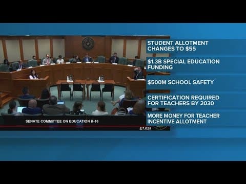 Senate rewrites House school finance bill