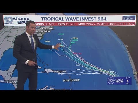 Tropical Storm Dexter continues moving out in Atlantic, two other systems being monitored