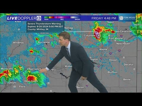 Live Doppler 13 Forecast | 4:30 p.m. update, Sept. 20, 2024