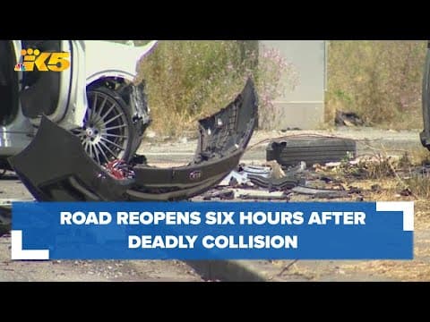 State Route 509 reopens after crash that killed 6, injured 3