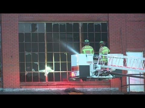 Crews battle 2-alarm fire at Newark development project