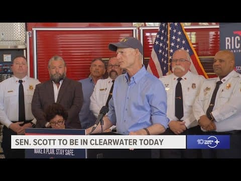 Sen. Rick Scott to be in Clearwater talking about hurricane preparedness