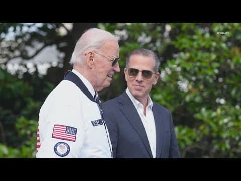 Biden pardons his son Hunter despite previous pledges not to