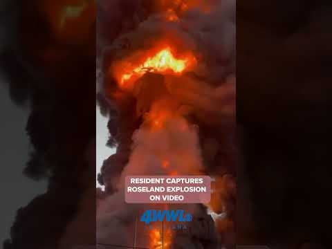 RAW VIDEO: Explosion in Roseland Sends Fire and Smoke Billowing into the Sky