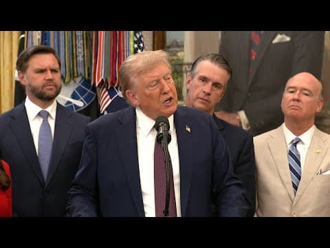 President Trump on federal crime fighting in Chicago:  'We're going to do it anyway'