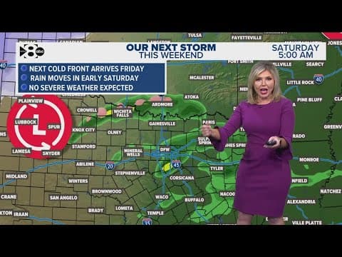DFW Weather | Another storm possible this weekend in 14 day forecast