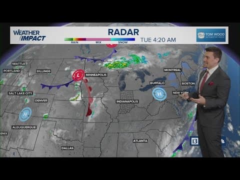 Big warm front tracking to Indiana | More 80s and a few 90s may be possible soon