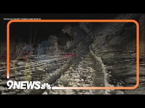 Hiker who got stuck in deep snow is safe after 12-hour rescue