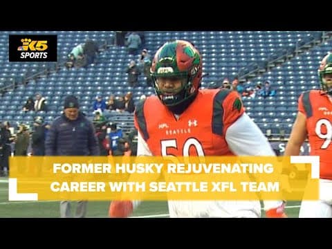 Former Huskies lineman rejuvenating football career with XFL
