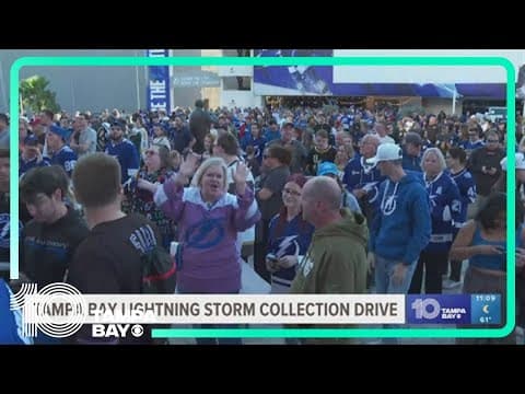 Tampa Bay Lightning gives back to the community amid rebuilding efforts from Milton and Helene