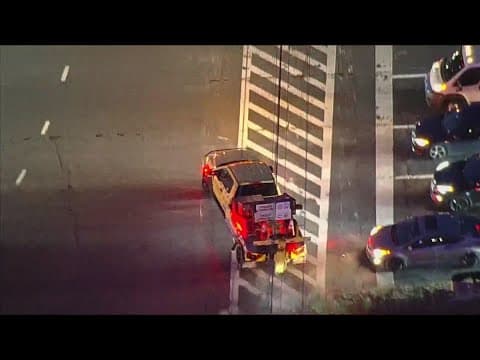 Tow truck chase suspect still in hospital