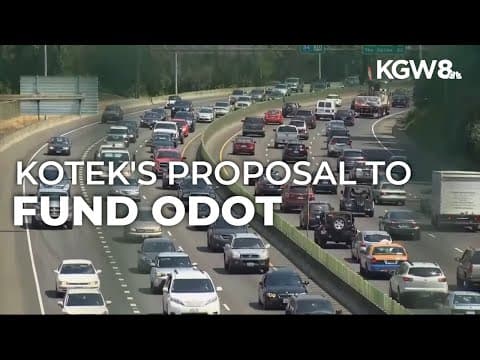 Gov. Kotek outlines Oregon Department of Transportation funding bill after session's failure