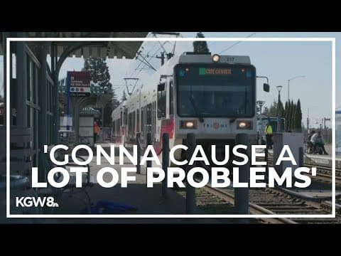 TriMet MAX line disruption begins Sunday