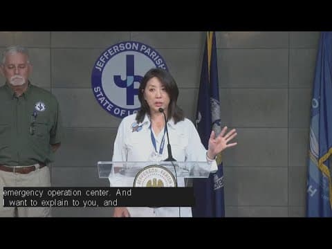 Why can't you flush your toilets during Hurricane Francine? Jefferson Parish president explains