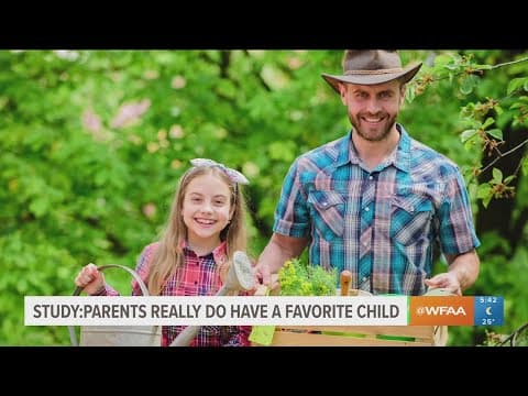 Study finds that parents have a favorite child