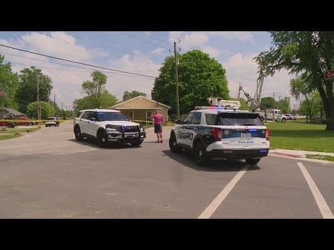 1 in critical condition after car hits telephone pole, catches fire after 2-vehicle crash