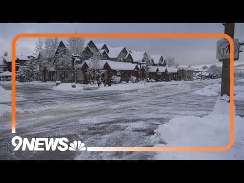 Colorado's mountains a winter wonderland after snowstorm