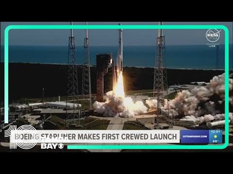 Boeing launches NASA astronauts on Starliner spacecraft