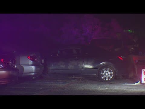 Two people were shot in a vehicle after a reported crash