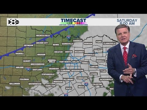 DFW Weather: Warm Saturday ahead followed by a cold front